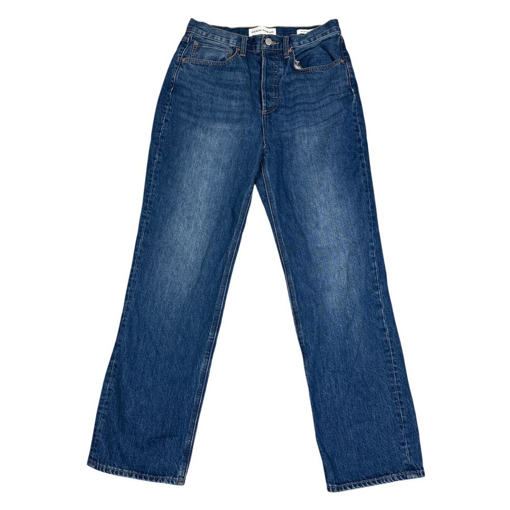 Denim Forum The Joni High Rise Loose Womens Size 27 Button Fly